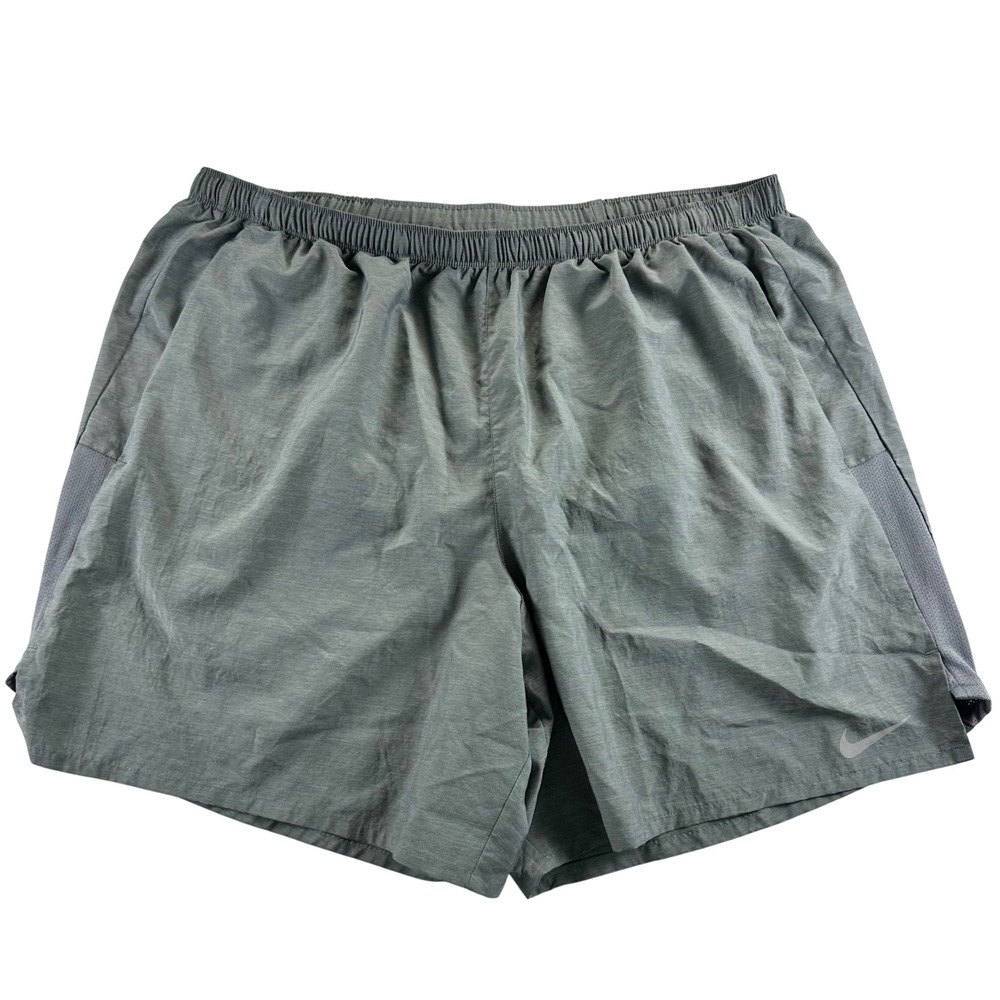 Nike Mens XXL Dri-FIT Challenger Running Shorts Gray Heathered CZ9066-084